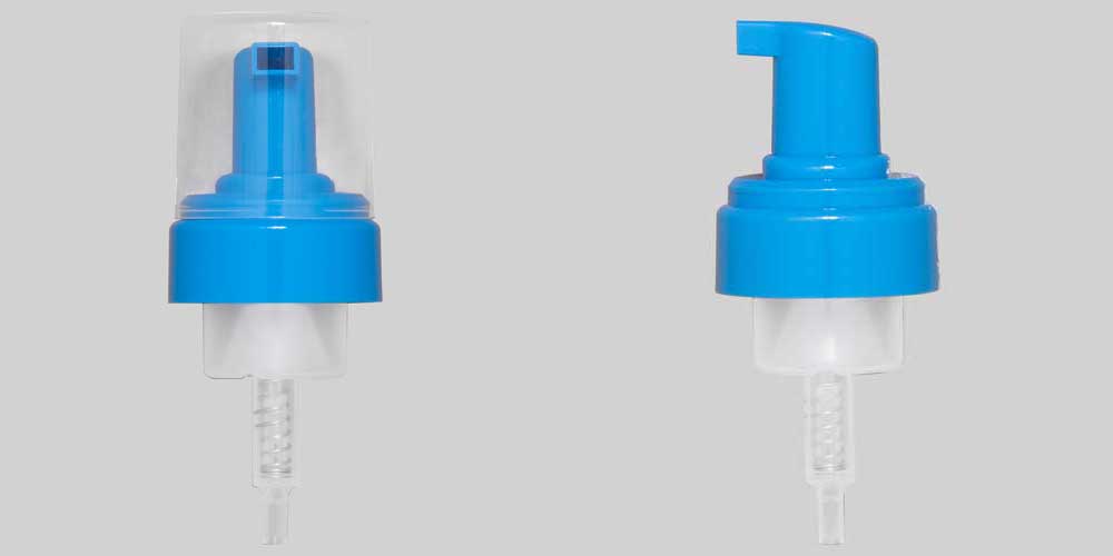 Blue Cosmetics Plastic Foam Pump